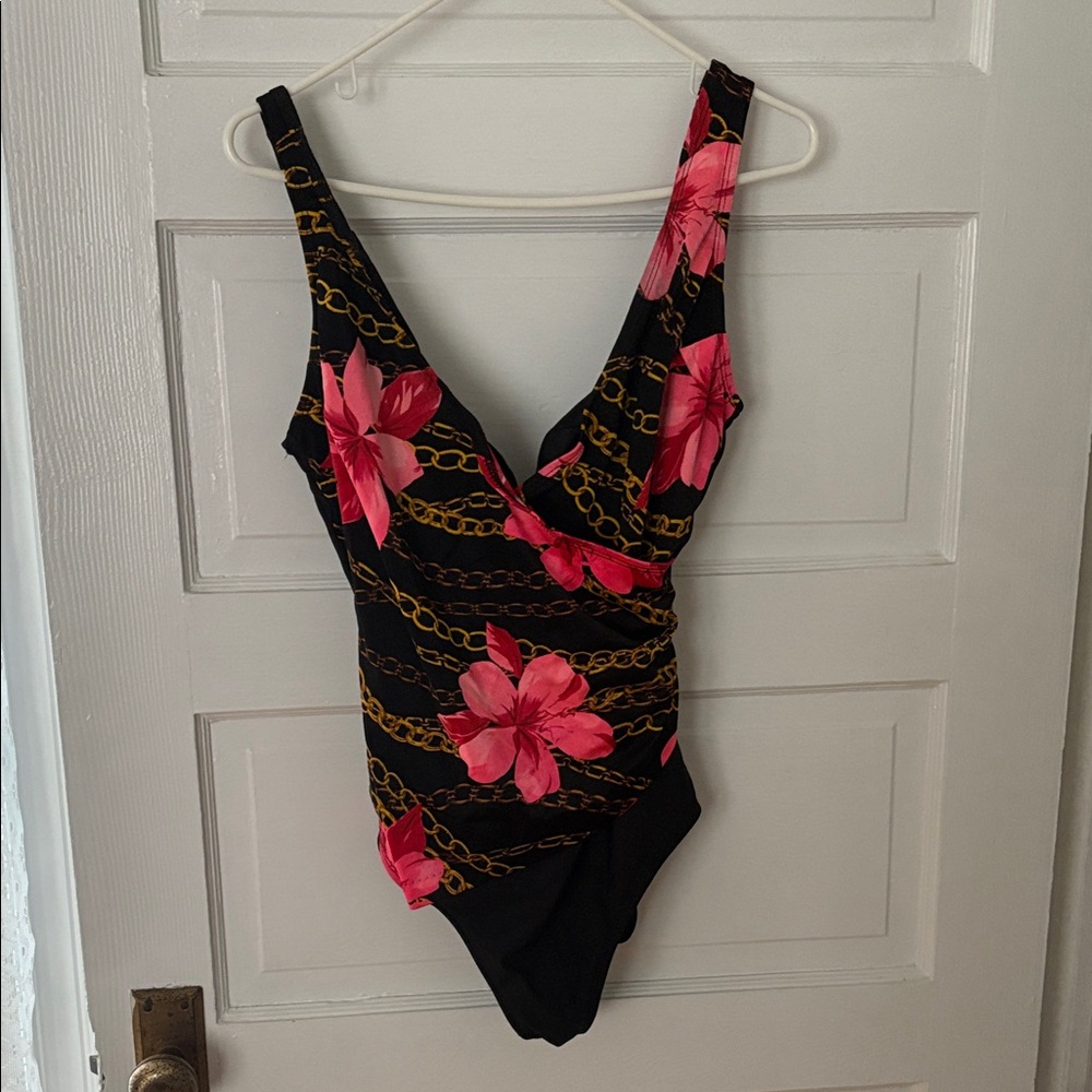 Floral Chain Print Swimsuit